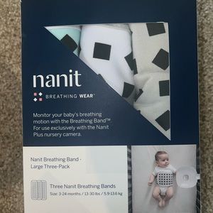 Brand new Nanit breathing bands - 3 pack
